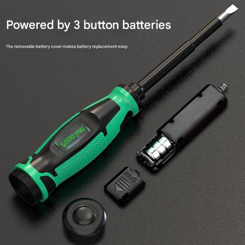 Compact Design Ergonomic Handle Electric Screwdriver Featuring Digital Voltage Tester Lightweight for Home Auto Repair