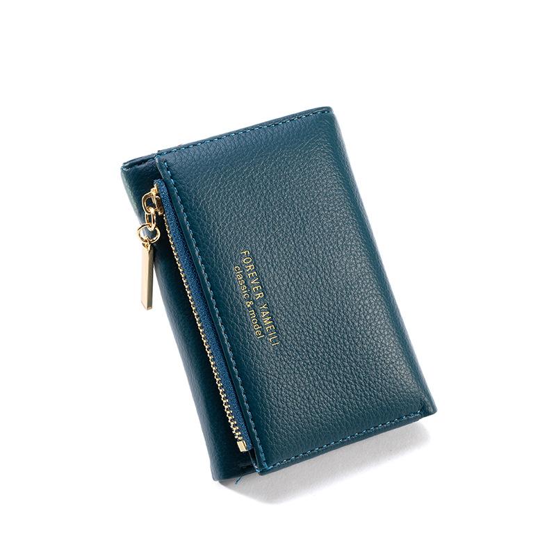 Simple Women's Wallet Short Leather Clutch Purse Female Money Clip High Quality Card Holder