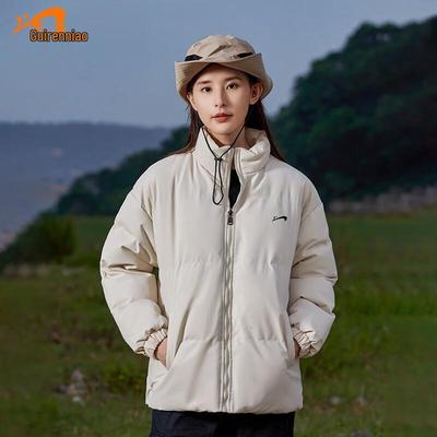 Guirenjiao Unisex Stand Collar Puffer Jacket
