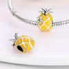 Cute Yellow Food Pumpkin Car Cake Avocado Pizza Charm Bead Components Bead Components Copper Metal High Quality Fine Jewelry Compatible With Bracelet