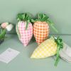 Easter Carrot Rabbit Bags Cute Bunny Gift Packing Velvet For Valentine Chocolate Candy Wedding Party Jewelry Organizer