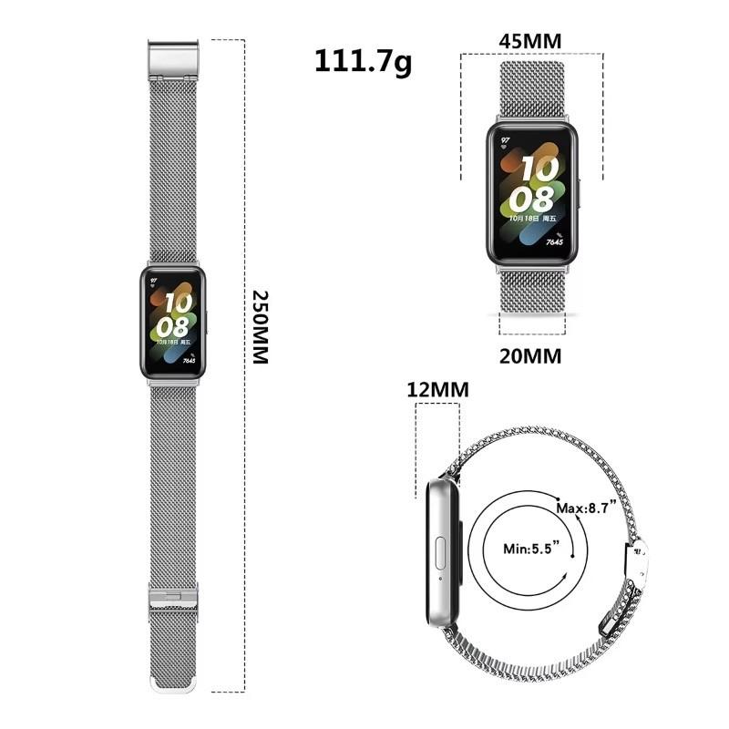 Kovový řemínek pro Samsung Galaxy Fit 3 SM-R390 Nerezový řemínek k hodinkám Prodyšný náramek Correa pro Samsung Galaxy Fit3