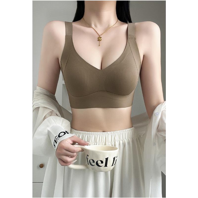 Plus Size Backless Push Up Wirefree Seamless Comfort Bra