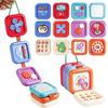 1 Set Smooth Edge Baby Finger Training Toy Fine Motor Training Sensory Hexahedron Toy  Floor Play