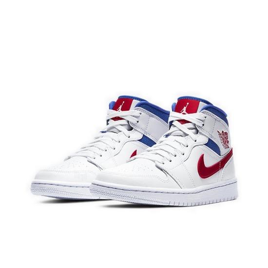 

Air Jordan Wmns Air Jordan 1 Mid USA BQ6472-164 EU 38 червоний/білий