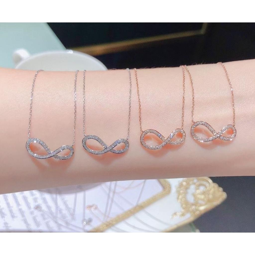 Necklace for Women's Light Luxury Niche Design Ins Simple Temperament Singapore Double Ring Collarbone Chain