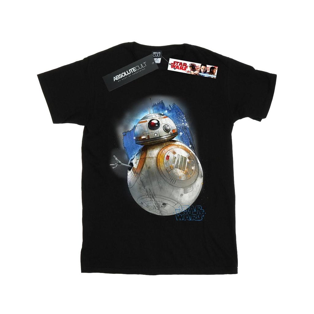 Star Wars Womens/Ladies The Last Jedi BB-8 Brushed Cotton Boyfriend T-Shirt