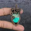 Triplet Opal Handmade Copper Wire Wrap Jewelry Pendant 2.56" R6z19