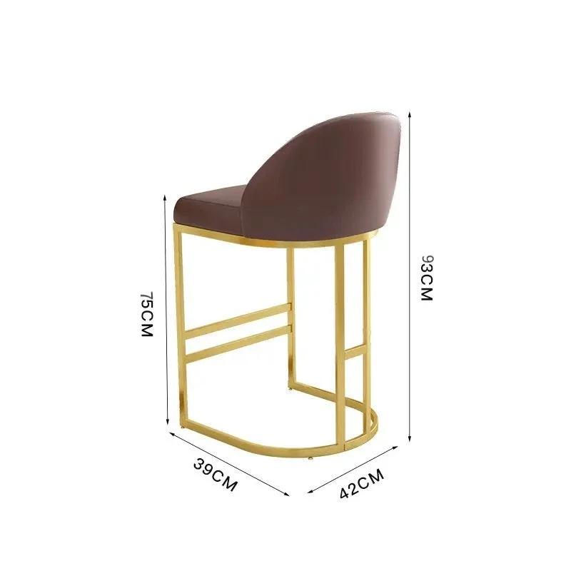 For Bar Counter Chairs,modern and Minimalist Bar Chairs,backrests,high Stool,home Glasses,jewelry Stores,cash Registers,high Sto