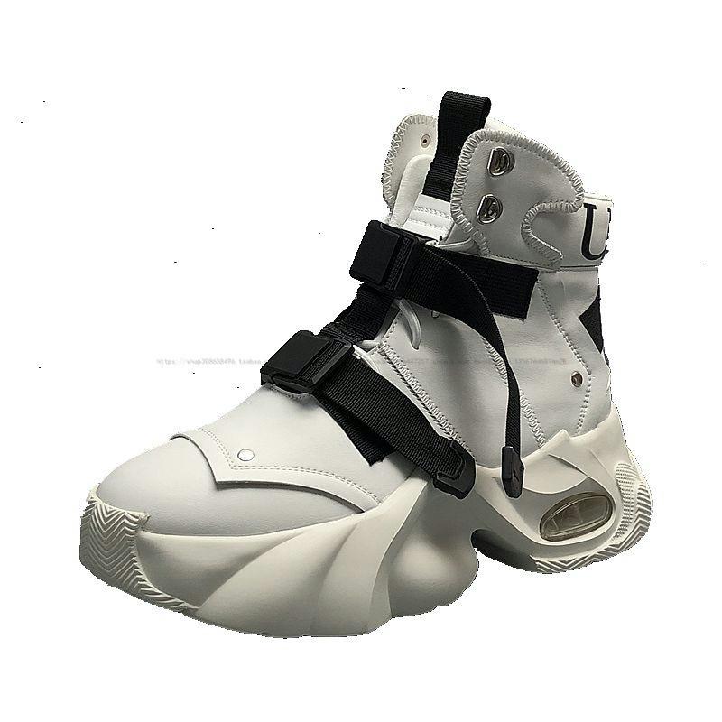 Academy Style Medium and High Top Board Shoes Loose Super Soft Casual Shoes Soft Leather Soft Sole Breathable Martin Boots