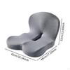 Memory Foam Seat Cushion Back Non Slip Practical Multifunctional Chair Pad Waist