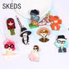 SKEDS New Arrival Creative Lady Women Design Acrylic Badges Brooch Fashion Exquisite Multi-style Suit Coat Pines Accessories
