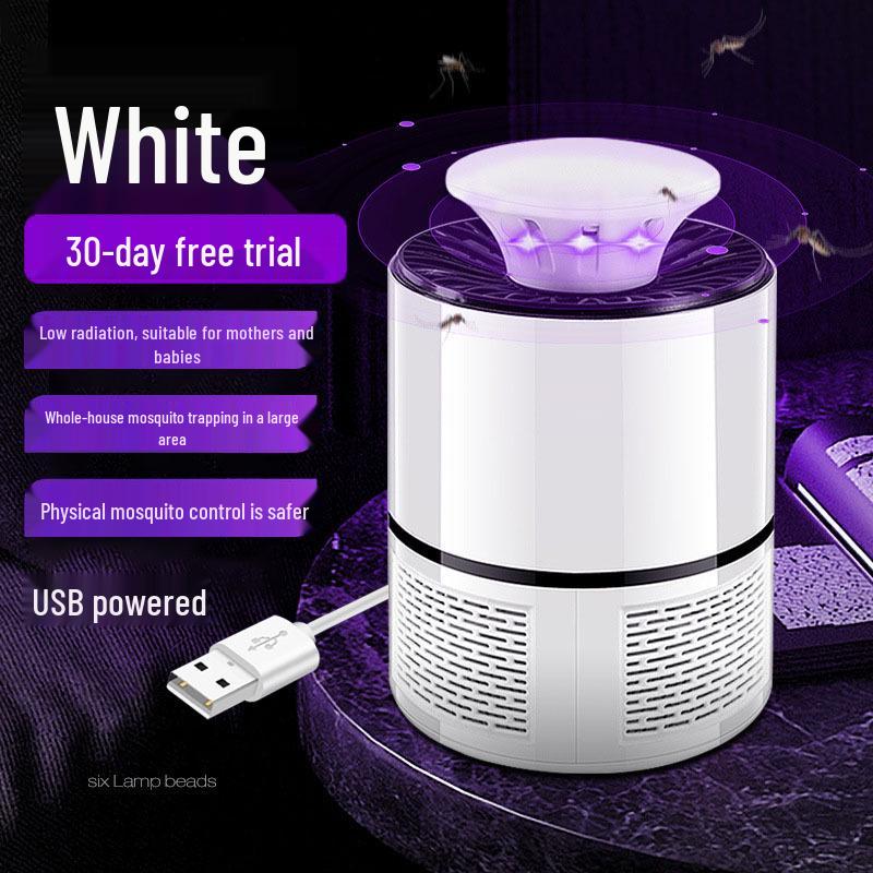 Silent Automatic UV Mosquito Killer Lamp - Black Tech Repellent for Bedroom