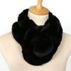 Neckerchief Rabbit Fur Neck Scarf Solid Color Plush Neck Warmer  Autumn/Winter