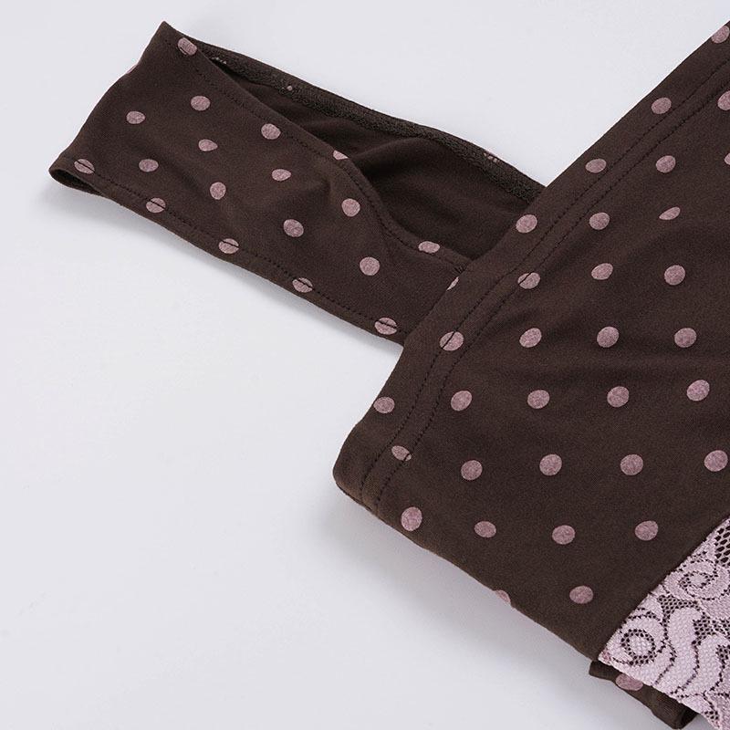 Y2K Sweet Retro Polka Dot Lace A-line Hem Camisole for Girls