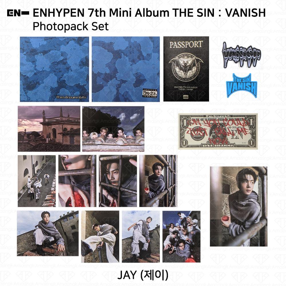 ENHYPEN Das 7. Mini-Album THE SIN:VANISH Digipack-Version. Fotokarte KPOP K-POP