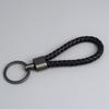 Schlüsselanhänger Lanyard Geflochtenes Seil Kunstleder Angenehmer Griff Schlüsselanhänger Aufhängeseil mit Zinklegierung Schnalle Schlüsselring