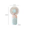 Cartoon Style Mini Handheld USB Fan 3 Speed Rechargeable Compact and Portable for Outdoor Pocket Use