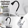 Black Single Cold Water Tap  Standard Kitchen Water Supply Systems