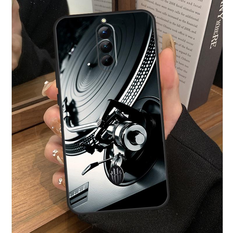 Vinyl DJ Record Art Case For Nubia Red Magic 8S 9S Pro Plus 6S 7S 6 7 Pro 6R 5G RedMagic 9 8 10 Pro Plus Coque