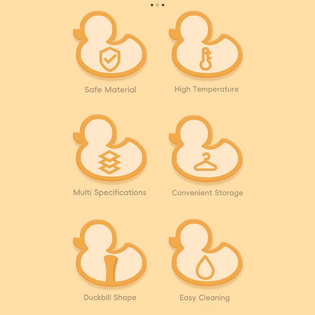 Silikon Toastzange Entendesign, Küchen-Catering-Utensil für Barbecue, Backen, Steak, Buffet, Kuchen, Salat, Brot, Servieren und Kochen, Praktische Aufbewahrung