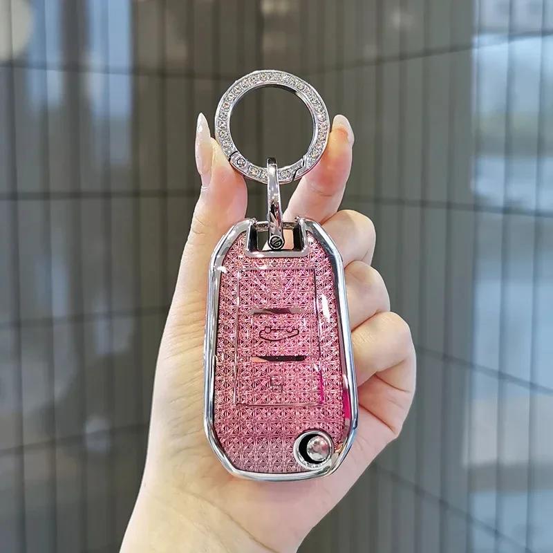 Etui na kluczyk do samochodu Dla Peugeot 408x Etui na kluczyk 3008 308S 508L 4008 E2008 5008 DS5 DS6 DS4 DS7 DS9 Pokrowiec na kluczyk Brelok Kluczyk Peugeot she