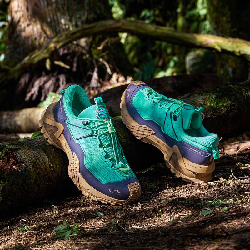 Li Ning Xingchuan Pro Comfortable Outdoor Sports Fashion Versatile Shock Absorbing Non-Slip Wear-Resistant Low-Top Hiking Shoes AHTU017-13