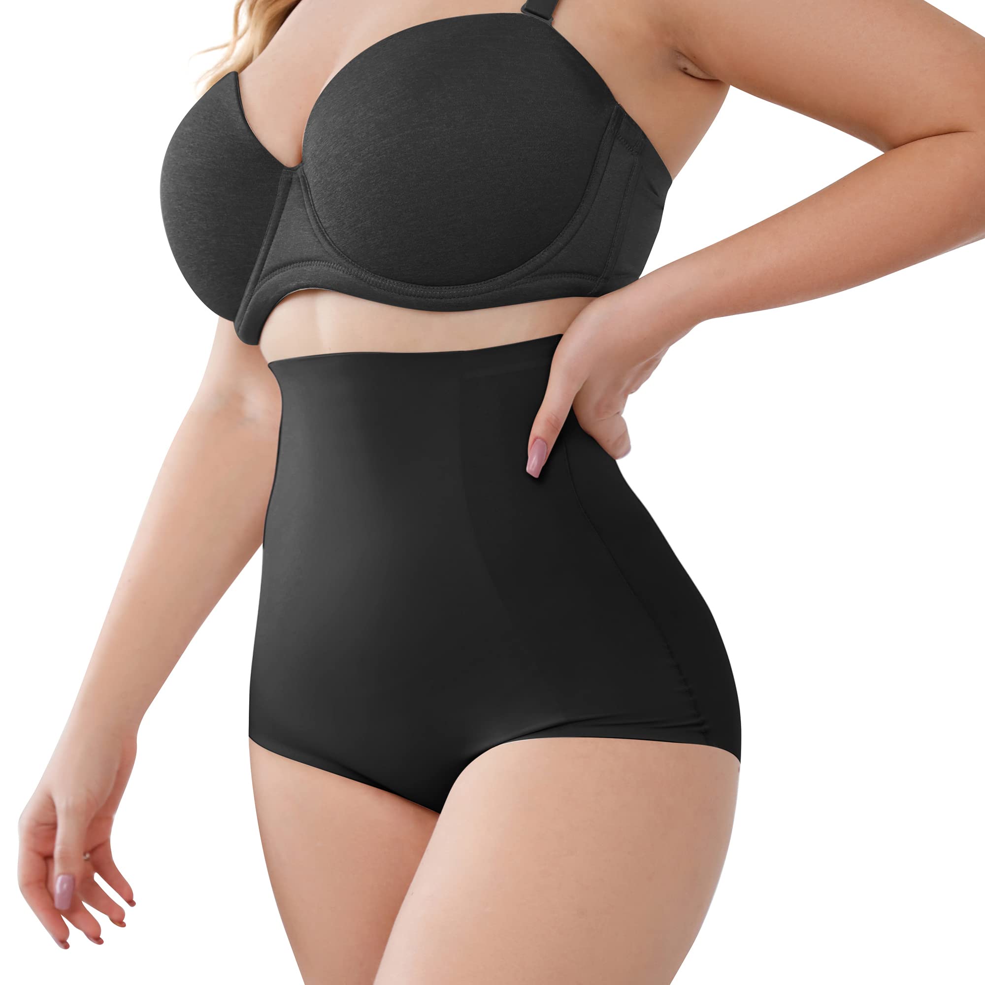 

Hioffer Breathable Tummy Butt Size Black Women s Shapewear, Compression, Tightening, Lifting, Shape-Up Shorts, Small,