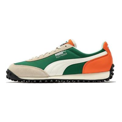 Fast Rider Dream Leder Mesh Retro Low Top Lifestyle Sneaker Unisex Sneaker Weiß Grün Braun 393993-01