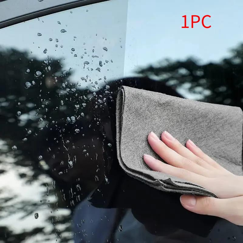 

Professional Glass Cleaning Cloth Lint-Free Window Wipes for Kitchen/Vehicle (Washable & Durable)