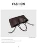 Za 2025 Women's High-End Woven Tote Bag: Fashionable Large-Capacity Handbag & Shoulder Shopping Bag