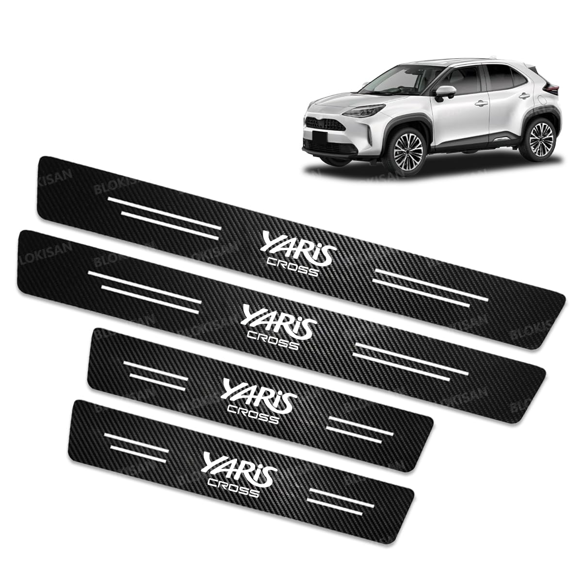 Yaris Cross Scuff Plate for New Model [Yaris Cross] Car Yaris Cross чёрный