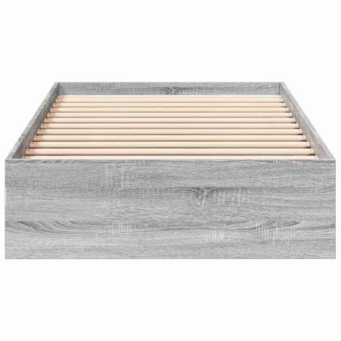 Maison Exclusive - Cadre de lit avec rangement avec tiroir Sonoma gris 80 x 200 cm