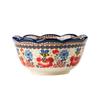 Honey Caihong Dish Set Ceramic Tableware Rice Bowl Noodle Bowl Binaural Soup Bowl Large Vegetable Plate Household