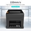 80-mm-USB+LAN-Belegdrucker, POS-Drucker mit automatischer Schneidevorrichtung, Desktop-Thermodirektdruck