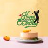 Topper Torta Buon Compleanno Golf Pallina da Golf Giocatore Decorazioni Torta Glitter Topper Torta Buon Compleanno Sportivo Decorazioni Festa a Tema