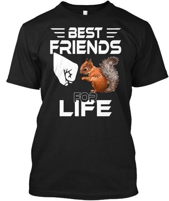 

Squirrel Best Friend For Life T-Shirt Made in the USA Size S to 5XL 3XL