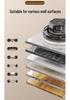 No-Drill Bathroom Suction Cup Storage Shelf, Multi-functional Wall-Mounted Washstand Organizer