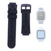 Silicone Watchband 16mm Watch Bracelets Wear Resistant Watch Straps Scratchproof