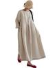 Collecala Maxi Long Sleeve Tunic Maxi Plus Loose Short Cotton Travel Women's Dress, Dress, Spring, Autumn, Winter, Length, Sizes, Fit, Sleeves,