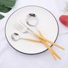 24Pcs Cute Colorful Cutlery Set Mirror Dinnenrware Set Stainless Steel Family Flatware Dinner Knife Fork Spoon Home Best Gift Festival Party