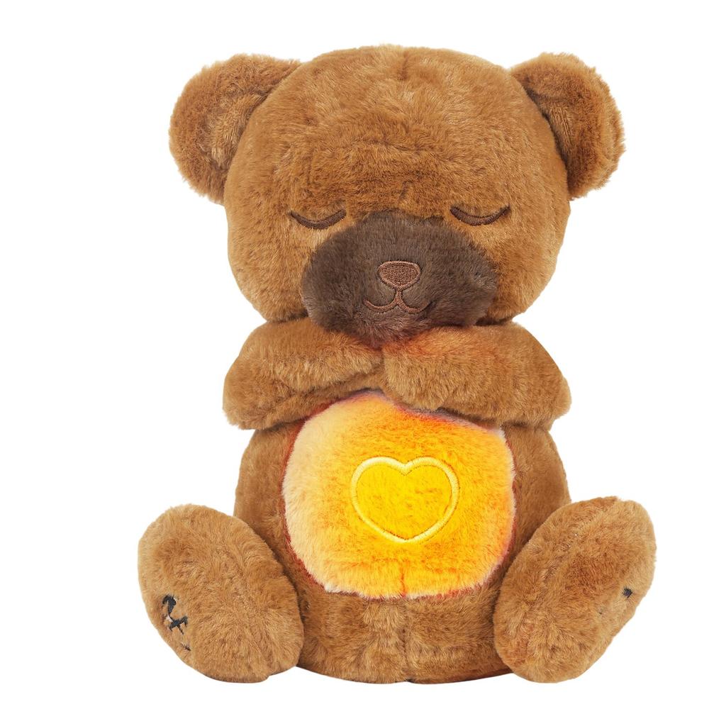 Sleeping Animal Cuddly Toy With Breathing Movement And Music Plush Slumber Animal Toy Sleeping Animal Music Box Made Of Plush For Newborn Baby Toys