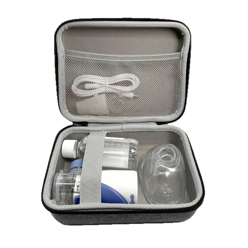 Handheld Mesh Nebulizer Machine Organizers With Interior Zippered Pocket Dustproof Carrying Box For Respiratory Therapy