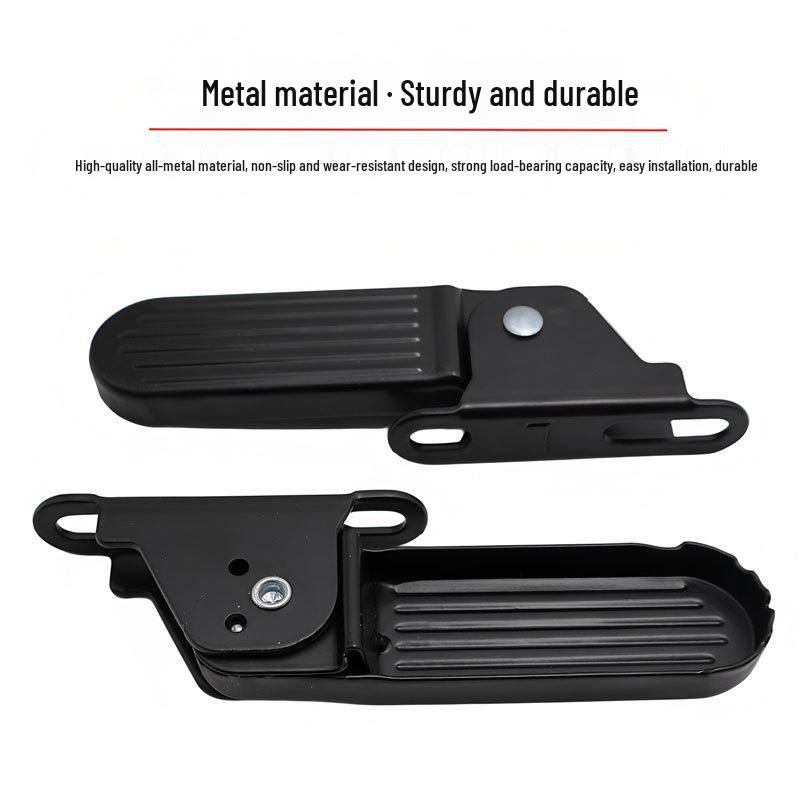 Foldable Front Pedal for Yadi Emma Dumbo L3 Harley U1 - Electric Vehicle Accessory