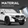 1/24 Scale BMW XM Alloy Metal Diecast Model Car Casting Sound And Light Children's Toys Gift With Kids Collectibles Hobbies Gifts