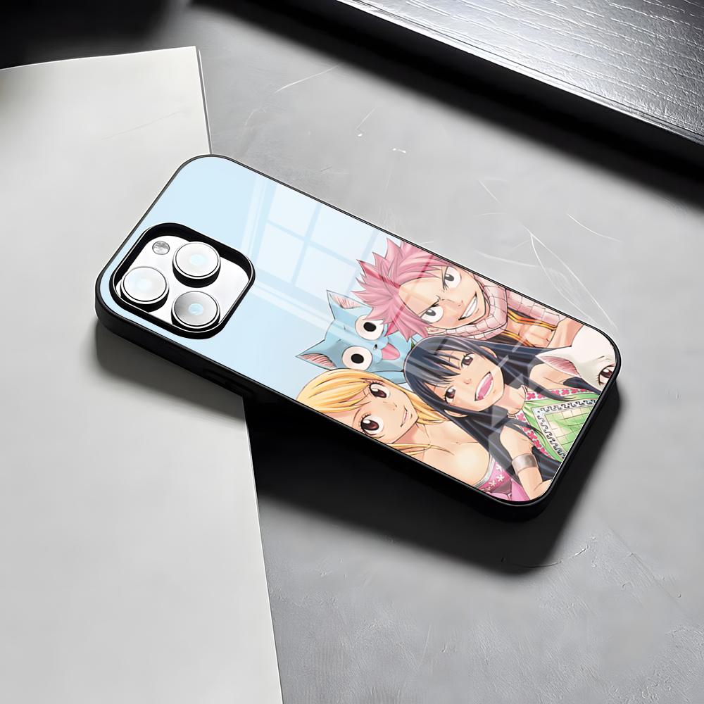 ANIME FAIRY TAIL Phone Case For IPhone 17 Pro Max 15 Pro 16 14 Plus 12 13 Mini 11 Pro Shockproof Glass Cover