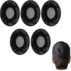 LeTradeJP Hair Bun Net (Black/Set of 5) Chignon Net Elastic