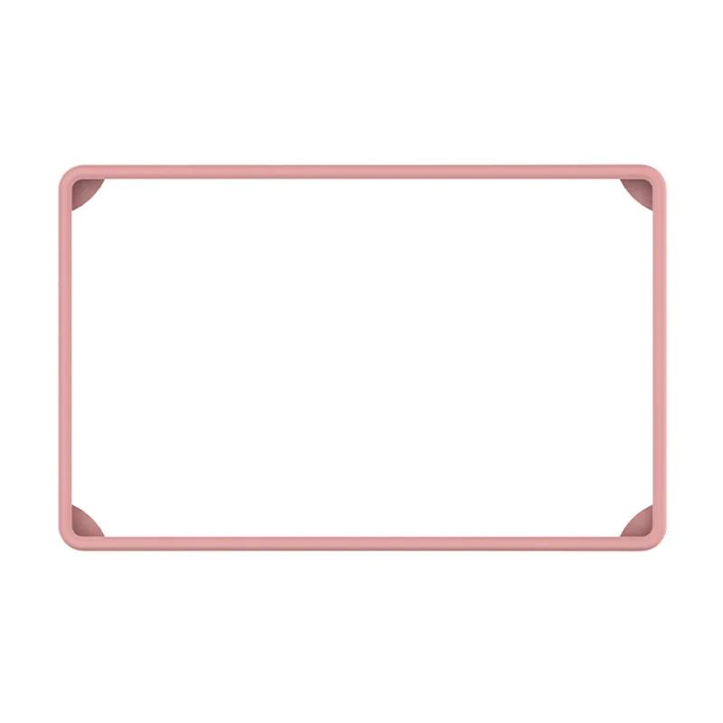 

For Xpeng G6 Screen Silicone Protective Case 15.6 Inch Navigation GPS Screen Frame Cover Interior Decoration Car Accessories рожевий