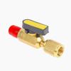 Straight Through Ball Valve SAE 1/4 "external Thread To 1/4" Internal Thread AC Load for Refrigerant R22