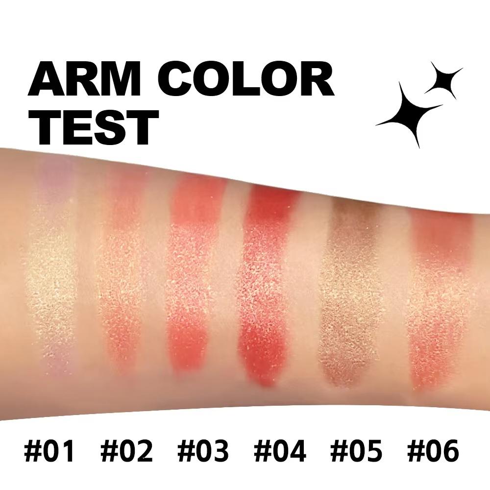 6 Colors Glitter Lipstick Diamond Pearlescent Gold Sexy Red Lipssticks Waterproof Lasting Non-Sticky High-Shine Lip Gloss Makeup